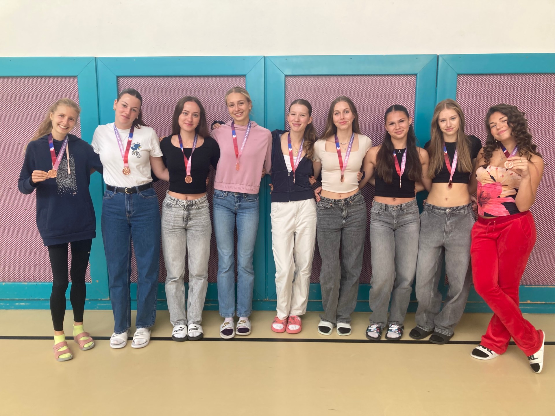 3. místo v krajském kole Středoškolského atletického poháru