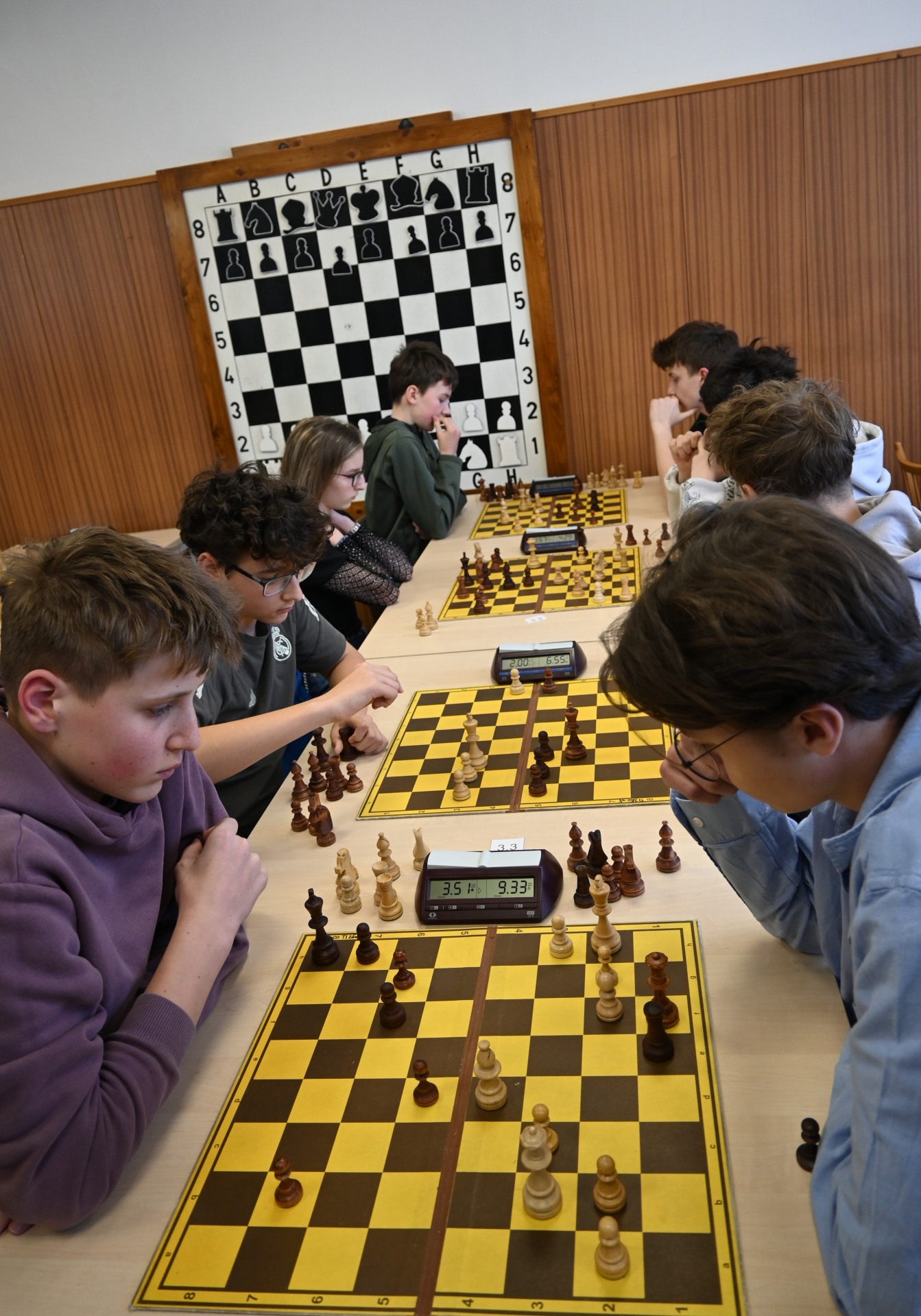 Mladší šachový tým obsadil v kraji šesté místo